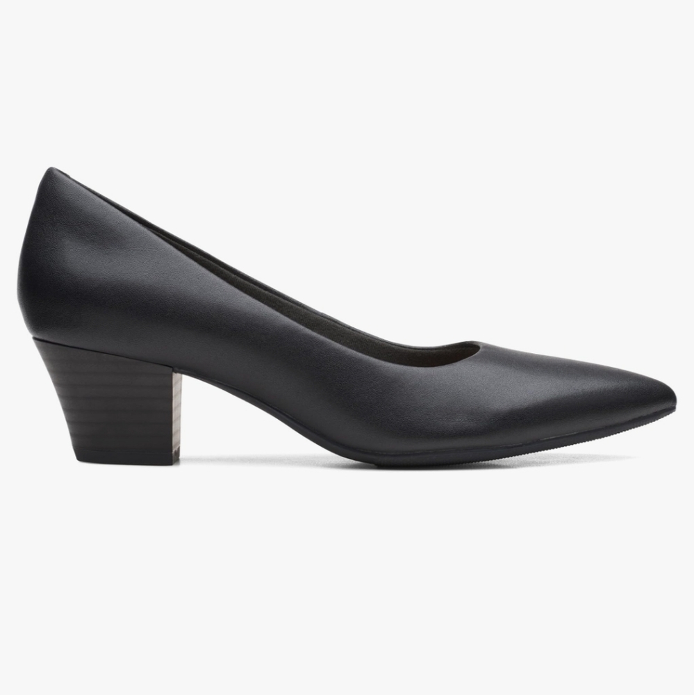 Clark's Classic Black Teresa Pump
